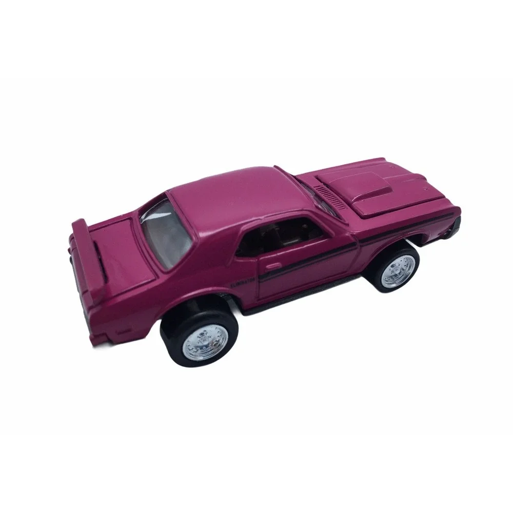 Johnny Lightning Muscle Car USA 1969 Mercury Cougar Eliminator Pink Diecast 1/64